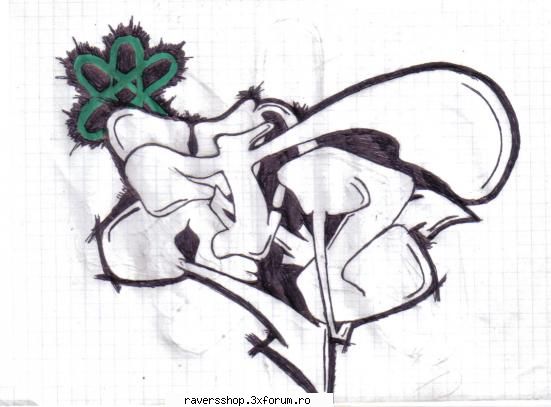 graffiti parere mica despre mine..is cam inceput ...desenu inspirat :> mi`ai raspuns aude