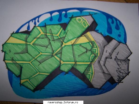 stikere schite ... turtle