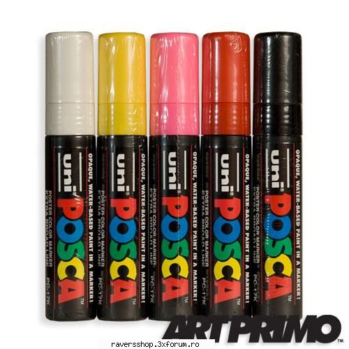 supplies uni posca...am vazut cateva schite facute markere din astea aratau foarte bine..