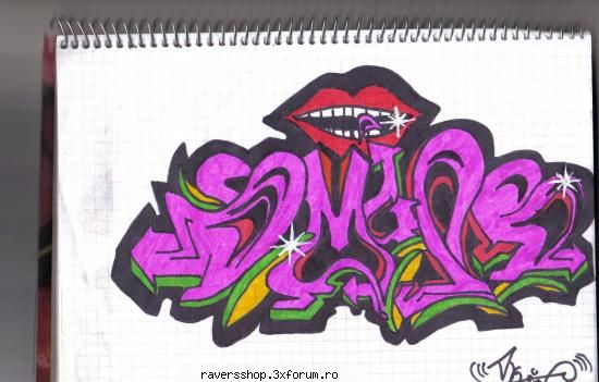 graffiti say cheese...