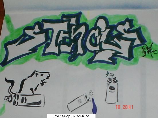 graffiti bag schita...