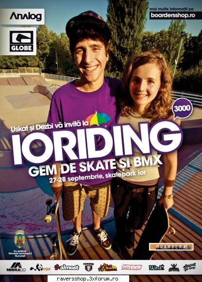 ioriding 27- sept bucuresti the afis