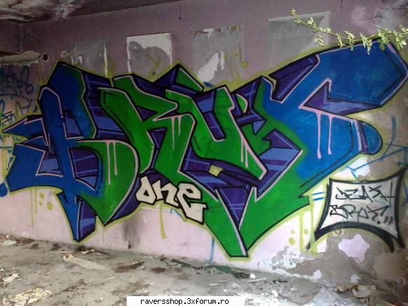 graffiti piesa data brut