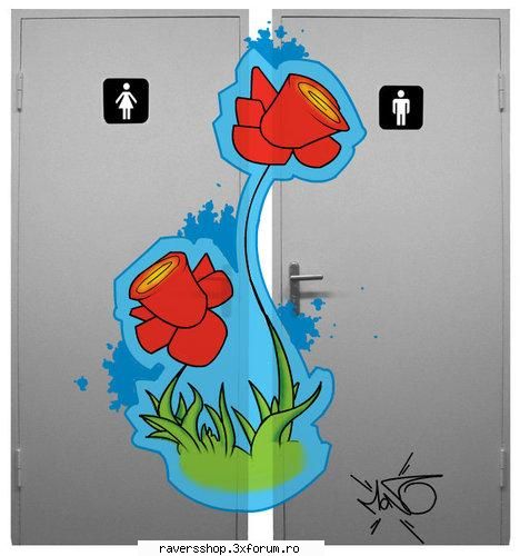 virtual graffiti flower