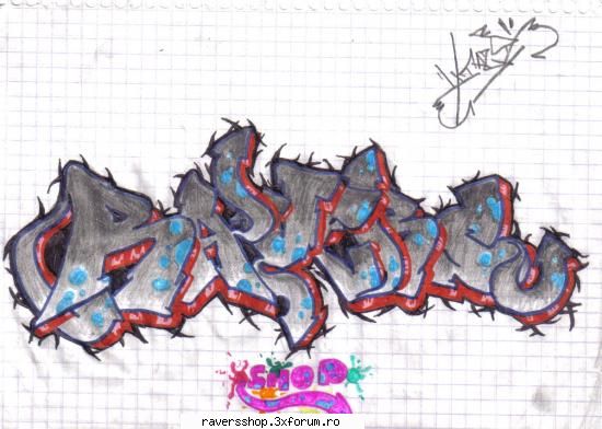 graffiti si....inca ceva facut dimineatza asta..sper placa ..rave