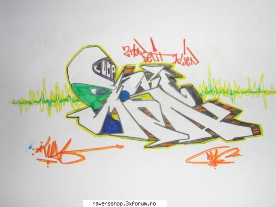 graffiti ...... merita .... nu?! &nbsp; umbrele care vad graffu` maro little somethin` da` ``alien
