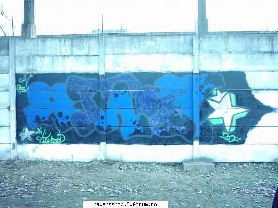 graffiti mai pun din pacate :-< ramasei fara vopsea ..oricum calitatea varza
