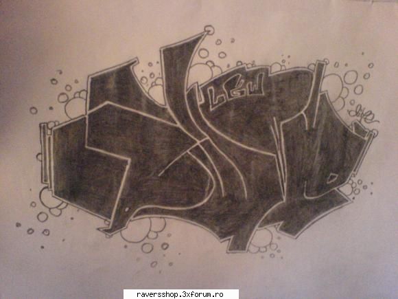 graffiti black shit...
