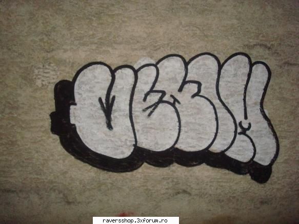 graffiti alb negru