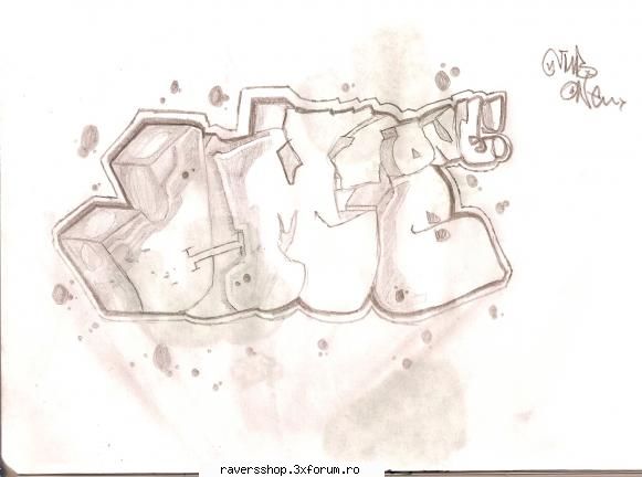 stikere schite ... creion style