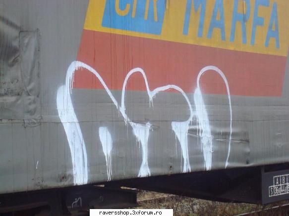 graffiti contur vagon